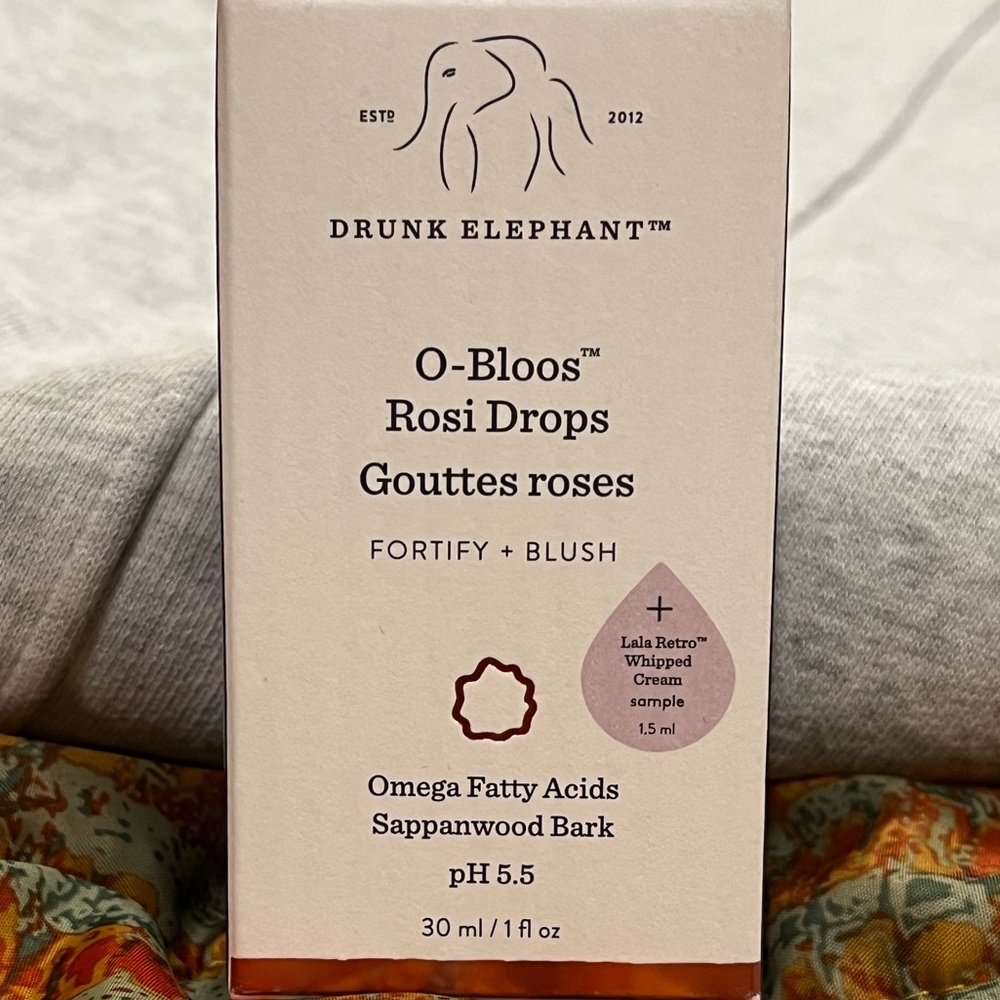 New NIB Drunk Elephant O-Bloos Rosi Drops Face Blush Gift Beautiful Skincare